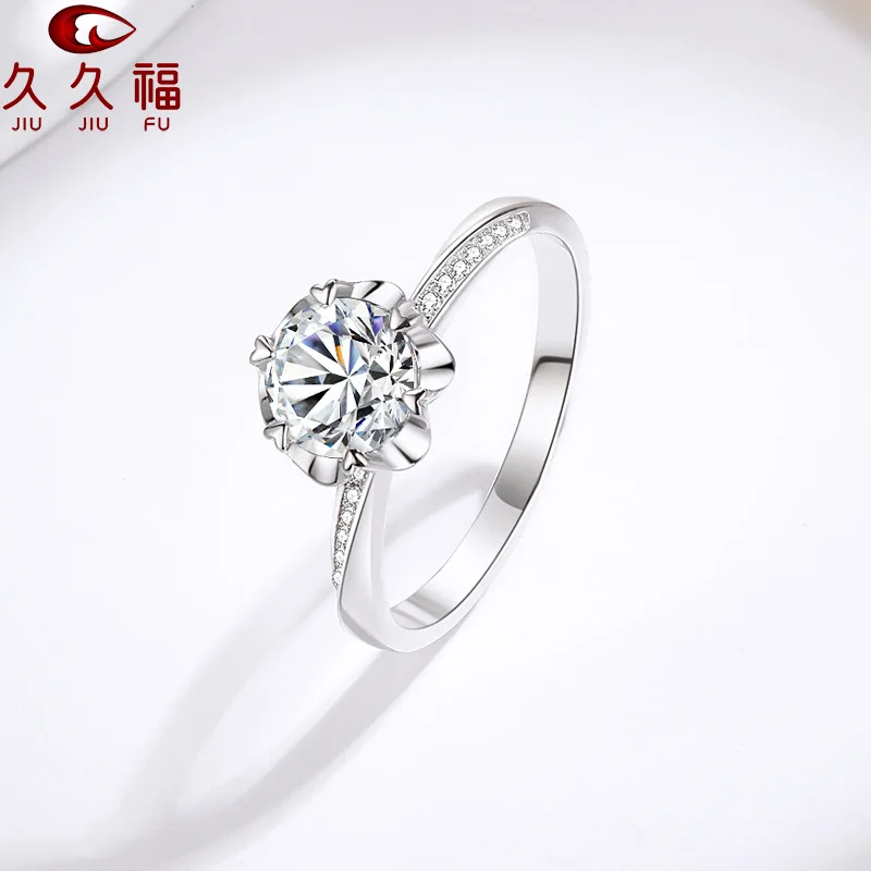Gentle Goddess Ring For Women 1ct Moissanite PT950 Platinum Romantic snowflake style improve daily temperament
Gentle Goddess Ring For Women 1ct Moissanite PT950 Platinum Romantic snowflake style improve daily temperament