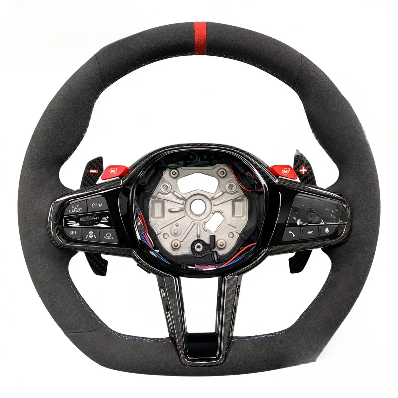 Для BMW G05 G20 G30 G2X G3X G8X F9X (2018-2024) LCI Style Custom Улучшение рулевого колеса из углеродного волокна
Для BMW G05 G20 G30 G2X G3X G8X F9X (2018-2024) LCI Style Custom Улучшение рулевого колеса из углеродного волокна