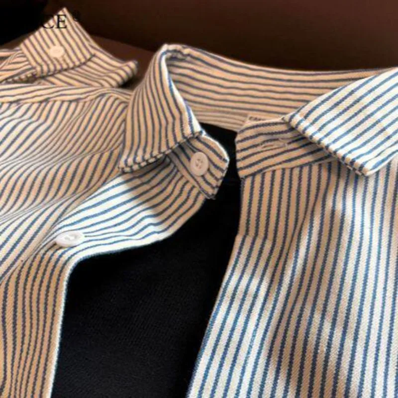 Spring Casual Shirt, Wrinkle-Resistant Long Sleeve Shirt, Oversized Loose Fit Drop Shoulder, Business Travel Top, Multi-Color
Spring Casual Shirt, Wrinkle-Resistant Long Sleeve Shirt, Oversized Loose Fit Drop Shoulder, Business Travel Top, Multi-Color