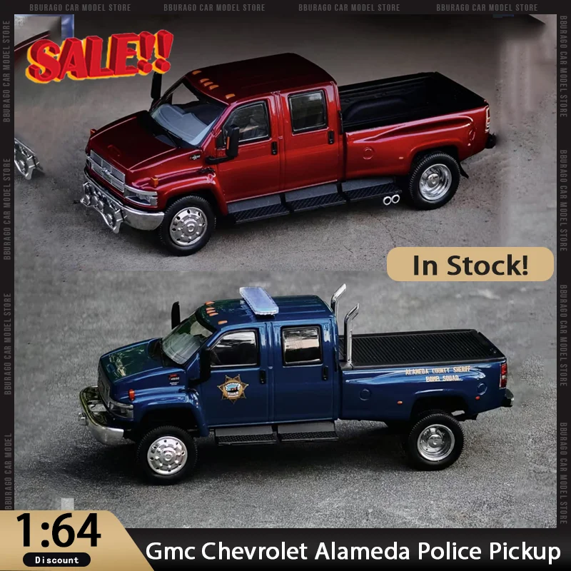 Новинка в наличии Goc Mk Gmc 1:64 Chevrolet Topkick Alameda Полицейский пикап Сингапурский выставочный автомобиль из сплава Миниатюрная литая под давлением игрушка на заказ
Новинка в наличии Goc Mk Gmc 1:64 Chevrolet Topkick Alameda Полицейский пикап Сингапурский выставочный автомобиль из сплава Миниатюрная литая под давлением игрушка на заказ