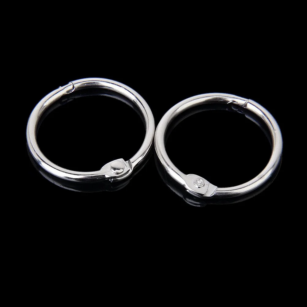 10 Pcs Ring Album Closure Scrapbook Rings 65mm Round Articulated Silver Buckle for
10 Pcs Ring Album Closure Scrapbook Rings 65mm Round Articulated Silver Buckle for