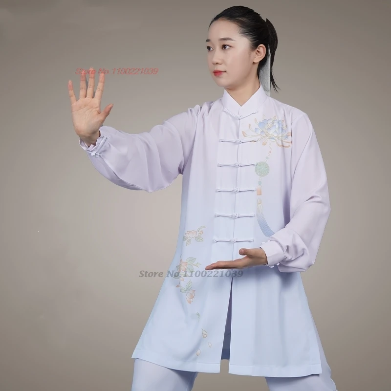 2025 chinese martial art uniform kungfu suit morning exercise training flower print tai chi outdoor walking morning sports set
2025 chinese martial art uniform kungfu suit morning exercise training flower print tai chi outdoor walking morning sports set