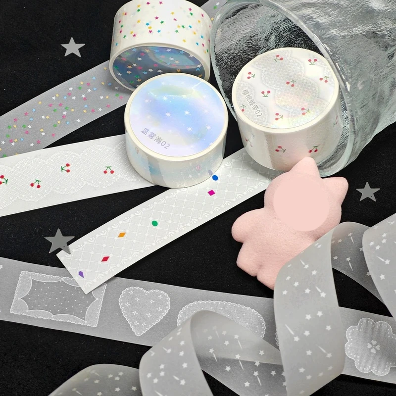 Ленты васи с туманом Agugu, 9 стилей, белые чернила, бумажная лента васи, полоска со звездной основой, японская соль, серия, украшения для справочников
Ленты васи с туманом Agugu, 9 стилей, белые чернила, бумажная лента васи, полоска со звездной основой, японская соль, серия, украшения для справочников