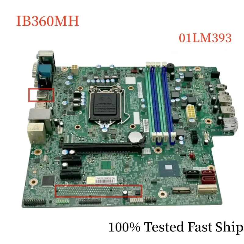 For Lenovo IB360MH Motherboard FRU:01LM393 01LM394 01LM396 01LM398 LGA1151 DDR4 Mainboard 100% Tested Fast Ship
For Lenovo IB360MH Motherboard FRU:01LM393 01LM394 01LM396 01LM398 LGA1151 DDR4 Mainboard 100% Tested Fast Ship