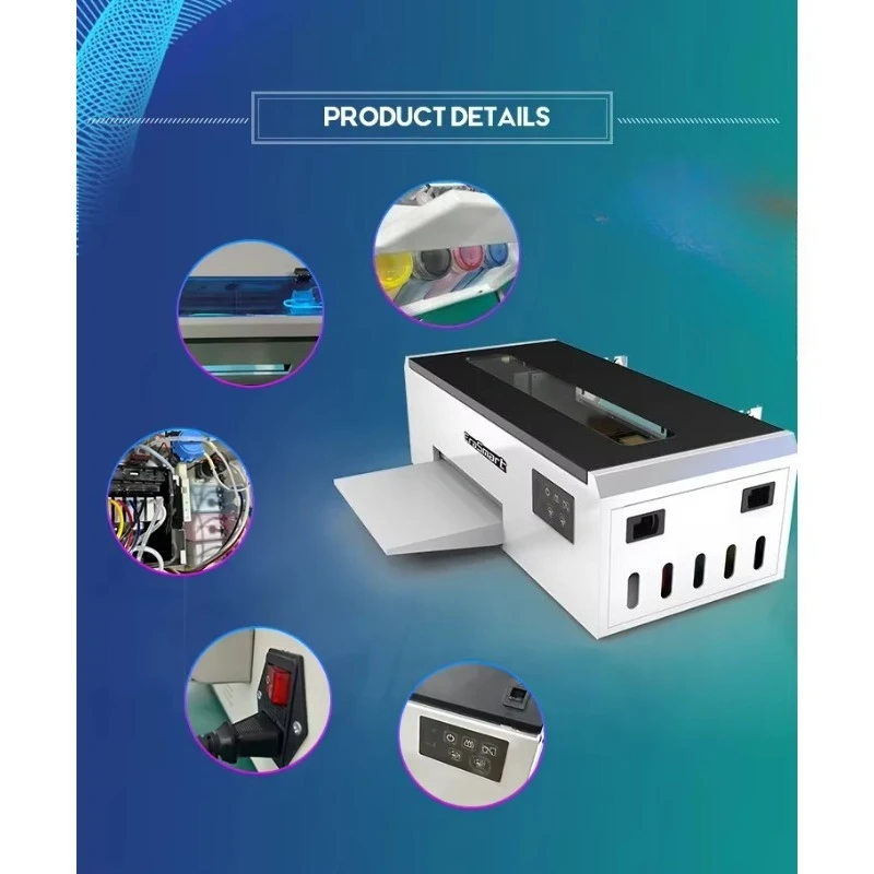 ATV Mini Desktop A4 L1800 DTF Printer Printing Machine Heat Transfer Pet Film Dtf Printer without ink
ATV Mini Desktop A4 L1800 DTF Printer Printing Machine Heat Transfer Pet Film Dtf Printer without ink