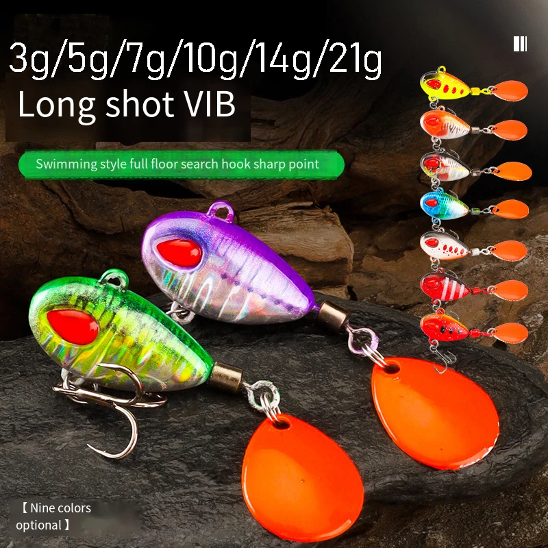 Spoon Spinner Bait Sinking Wobblers Baits Metal Jig VIB Lure Rotating Sequin Tail Lures Far Casting Fishing Baits for Sea Bass
Spoon Spinner Bait Sinking Wobblers Baits Metal Jig VIB Lure Rotating Sequin Tail Lures Far Casting Fishing Baits for Sea Bass