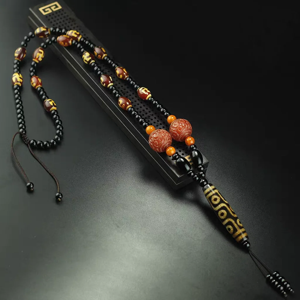 Beautiful Home Ornament Amulet Hanging Tibetan Dzi Bead Nine Eyes Pendant Mascot Carven Agate Beads Talisman With Certificate 
Beautiful Home Ornament Amulet Hanging Tibetan Dzi Bead Nine Eyes Pendant Mascot Carven Agate Beads Talisman With Certificate