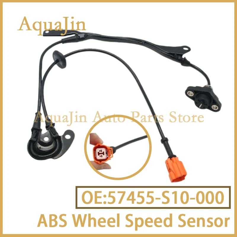 57455-S10-000 Front Left LH ABS Wheel Speed Sensor For Honda CR-V CRV RD1 RD2 1995~2001 Civic EK HR-V HRV GH 1999~2006 57455S10
57455-S10-000 Front Left LH ABS Wheel Speed Sensor For Honda CR-V CRV RD1 RD2 1995~2001 Civic EK HR-V HRV GH 1999~2006 57455S10