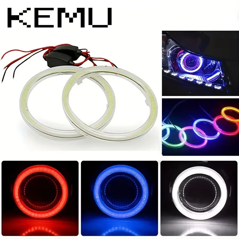 2PC 60mm 70mm 80mm 90mm 100mm 110mm 120mm Car Led Halo Ring Angel Eyes for Automotive Motorcycle Circular Led Ring DRL Headlight
2PC 60mm 70mm 80mm 90mm 100mm 110mm 120mm Car Led Halo Ring Angel Eyes for Automotive Motorcycle Circular Led Ring DRL Headlight