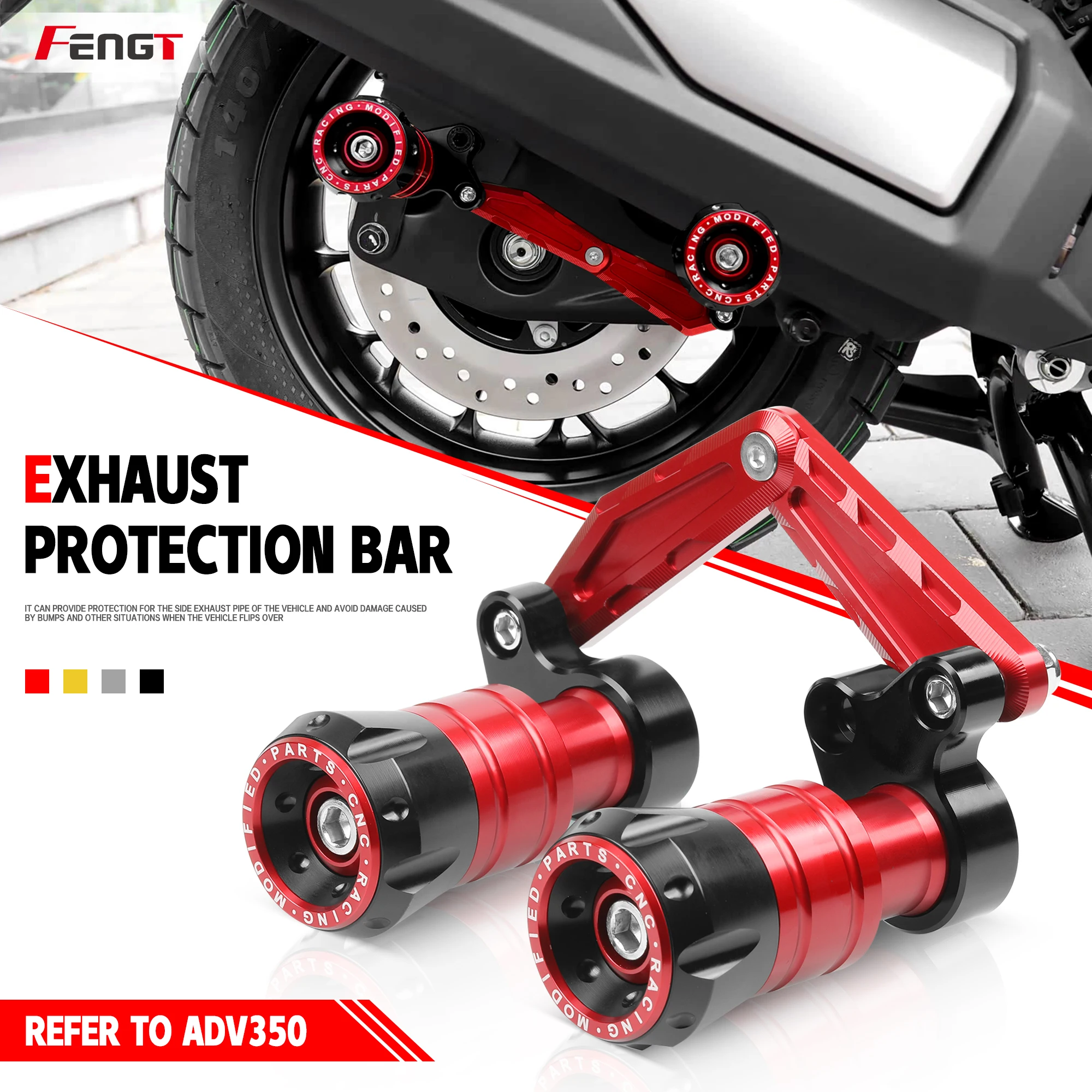 Для HONDA ADV350 2023-2026: Модифицированный защитный слайдер/слайдер-антифолл для выхлопной трубы, предотвращающий столкновения и падения
Для HONDA ADV350 2023-2026: Модифицированный защитный слайдер/слайдер-антифолл для выхлопной трубы, предотвращающий столкновения и падения