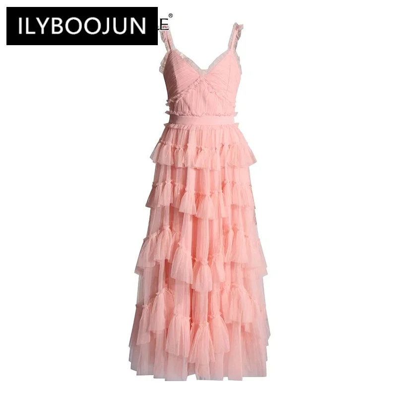 ILYBOOJUN Patchwork Mesh Backless Dresses For Women Square Collar Sleeveless High Waist Solid Dress Female Fashion Clothing
ILYBOOJUN Patchwork Mesh Backless Dresses For Women Square Collar Sleeveless High Waist Solid Dress Female Fashion Clothing