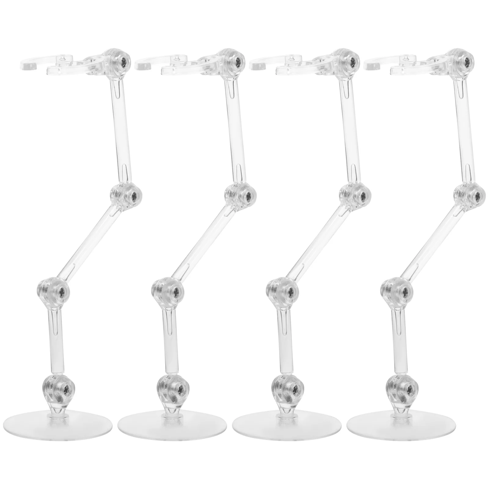4 Pcs Action Figure Stand Adjustable Display Stands Rack Small Model Shelf Plastic Support Base
4 Pcs Action Figure Stand Adjustable Display Stands Rack Small Model Shelf Plastic Support Base
