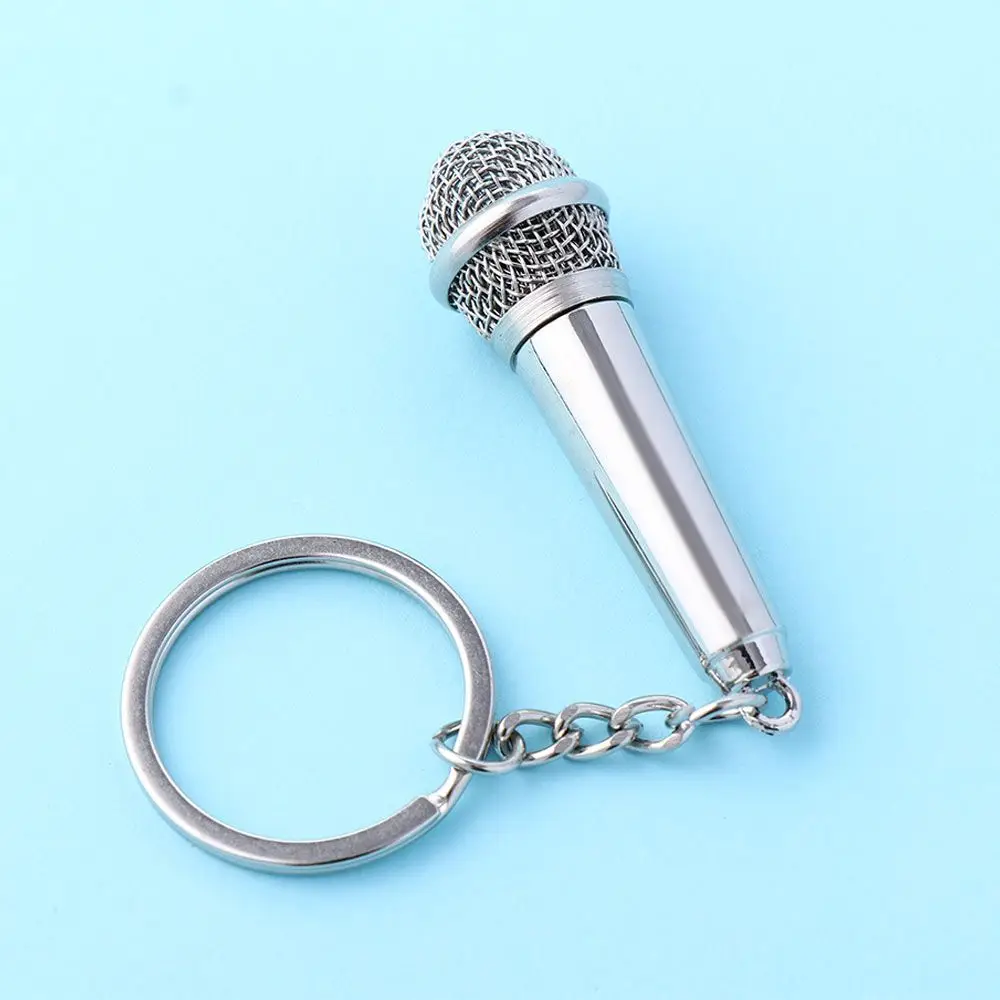 Cute Design Silver Color Bag Charm Microphone Keychain Microphone Key Ring Simulation Microphone Keyring Microphone Pendant
Cute Design Silver Color Bag Charm Microphone Keychain Microphone Key Ring Simulation Microphone Keyring Microphone Pendant