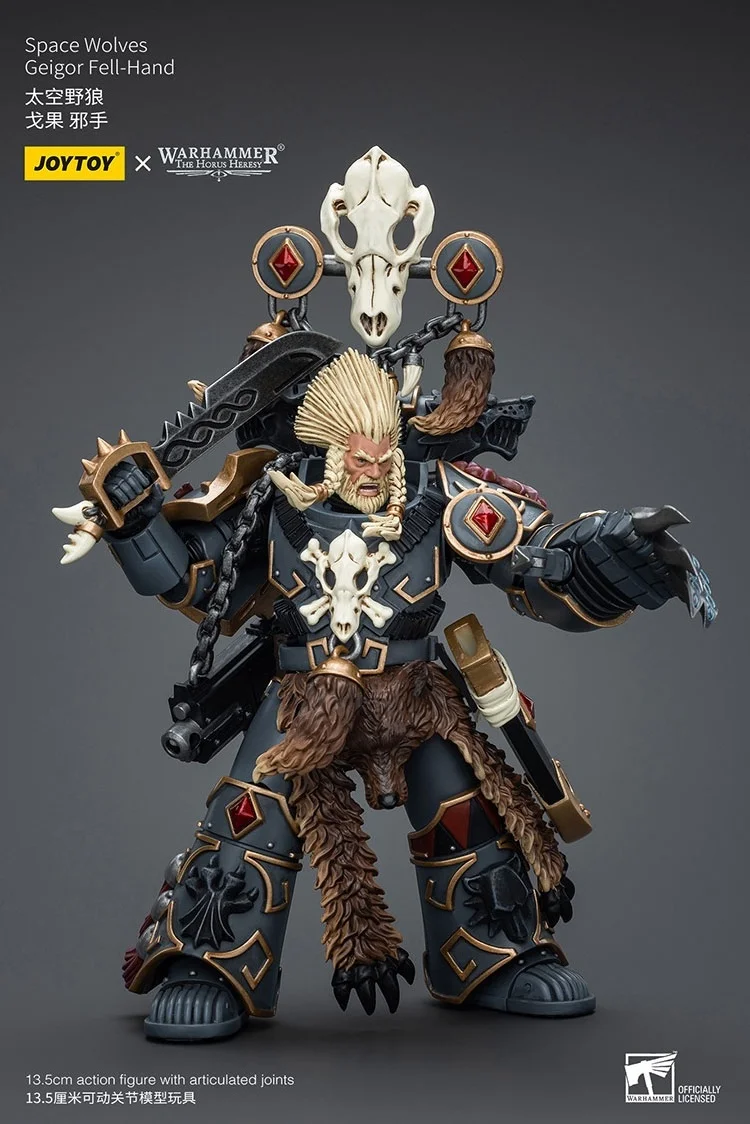JOYTOY Warhammer "The Horus Heresy" Space Wolves Geigor Fell-Hand Action Figures Original Doll Collection Decoration Gift
JOYTOY Warhammer "The Horus Heresy" Space Wolves Geigor Fell-Hand Action Figures Original Doll Collection Decoration Gift