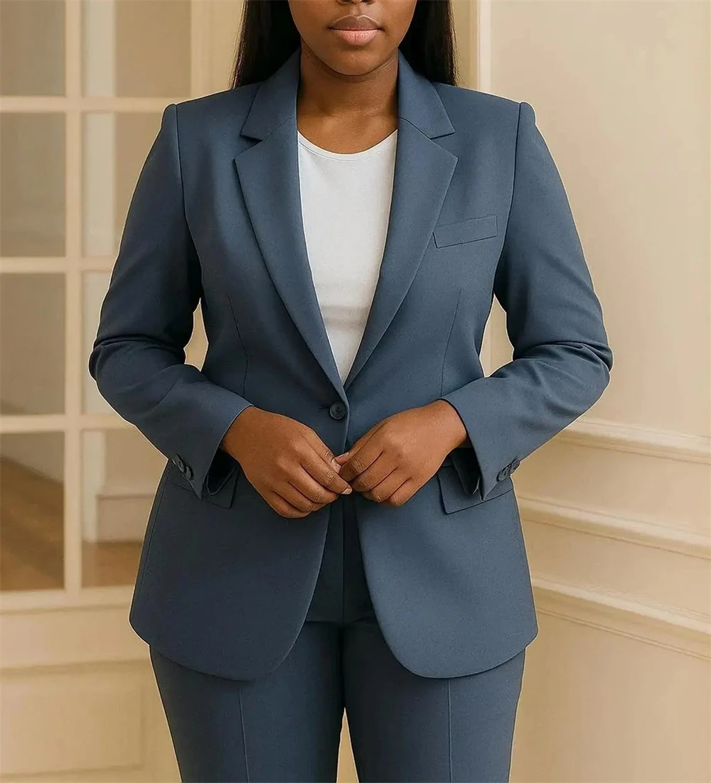 Элегантные женские костюмы из 2 предметов, облегающий свадебный наряд, офисный комплект для деловых женщин (пиджак+брюки), пошитый на заказ
Элегантные женские костюмы из 2 предметов, облегающий свадебный наряд, офисный комплект для деловых женщин (пиджак+брюки), пошитый на заказ