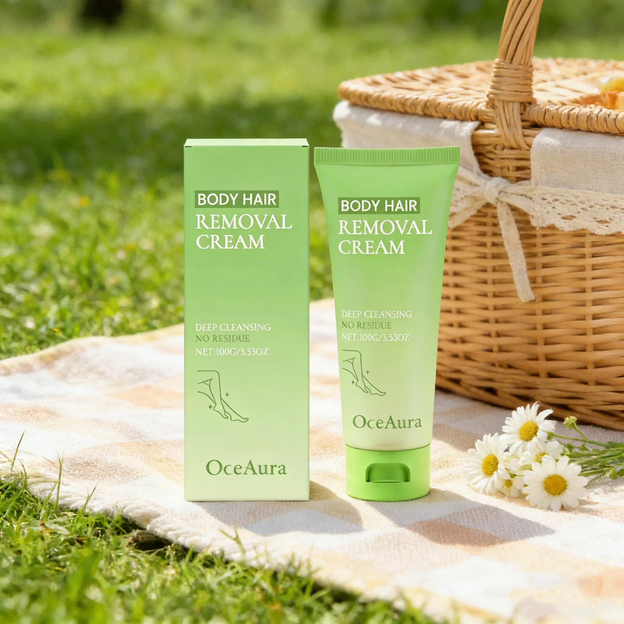 Крем для удаления волос Oceaura: перманентный ингибитор роста волос с приятным ароматом, безболезненное удаление волос в области подмышек и интимных зон для взрослых.
Крем для удаления волос Oceaura: перманентный ингибитор роста волос с приятным ароматом, безболезненное удаление волос в области подмышек и интимных зон для взрослых.