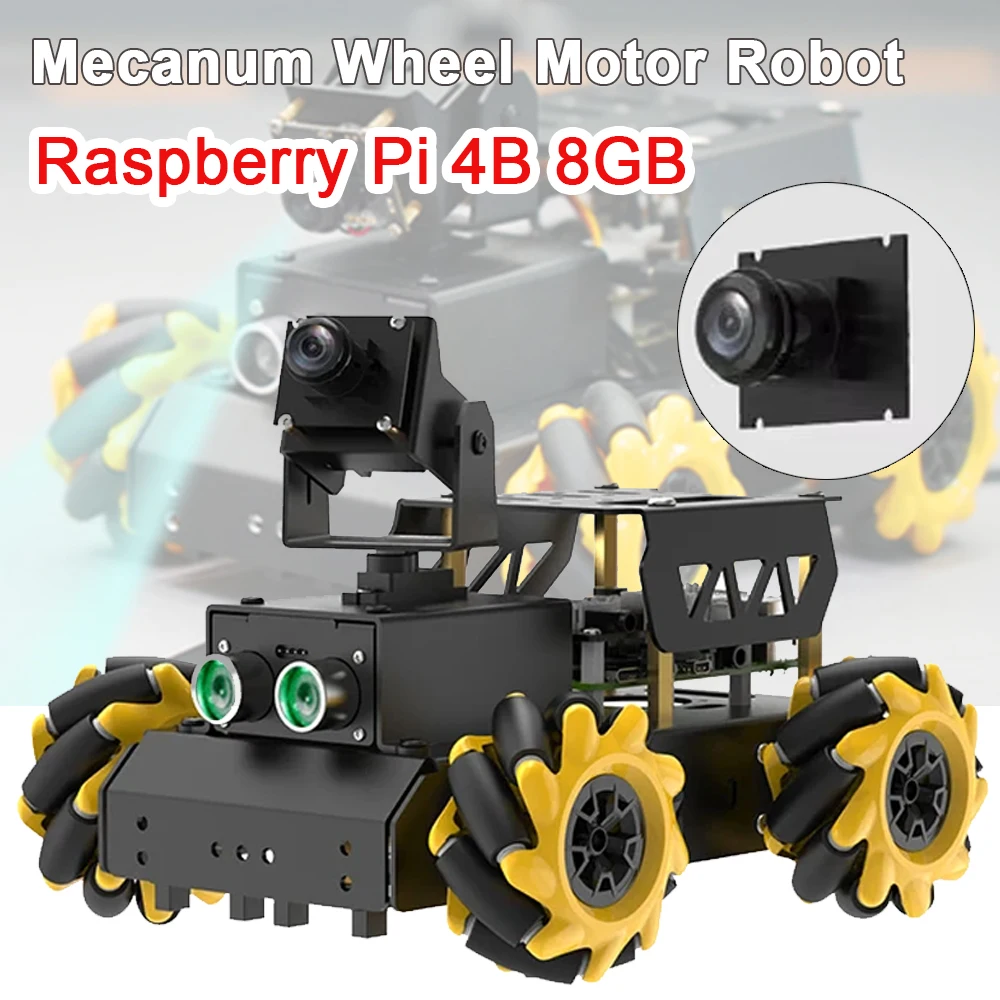 2025 4WD TurboPi Mecanum Wheel Motor Robot Car для стартеров Программируемый робот-автомобиль с открытым исходным кодом DIY Kit для Raspberry Pi 4B 8 ГБ
2025 4WD TurboPi Mecanum Wheel Motor Robot Car для стартеров Программируемый робот-автомобиль с открытым исходным кодом DIY Kit для Raspberry Pi 4B 8 ГБ