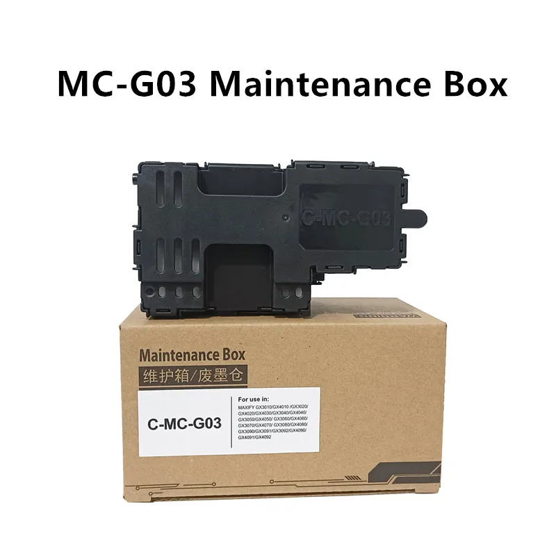 MC-G03 G03 g03 Maintenance Box For Canon GX3020 GX3040 GX3050 GX3070 GX3080 GX4020 GX4030 GX4040 GX4050 GX4070 GX4080 Printers
MC-G03 G03 g03 Maintenance Box For Canon GX3020 GX3040 GX3050 GX3070 GX3080 GX4020 GX4030 GX4040 GX4050 GX4070 GX4080 Printers