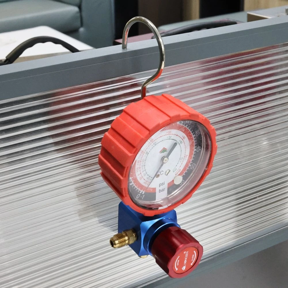 Air Condition Manifold Gauge for R32/R410A High Pressure A/C Refrigeration Tool with Sight Glass HS-468AH
Air Condition Manifold Gauge for R32/R410A High Pressure A/C Refrigeration Tool with Sight Glass HS-468AH
