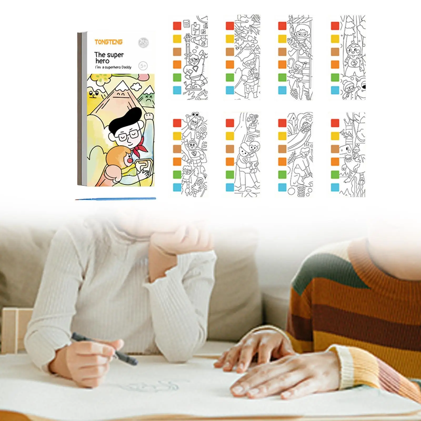 Pocket Watercolor Painting Book Creativity Leisure for Artists Children Gift
Pocket Watercolor Painting Book Creativity Leisure for Artists Children Gift
