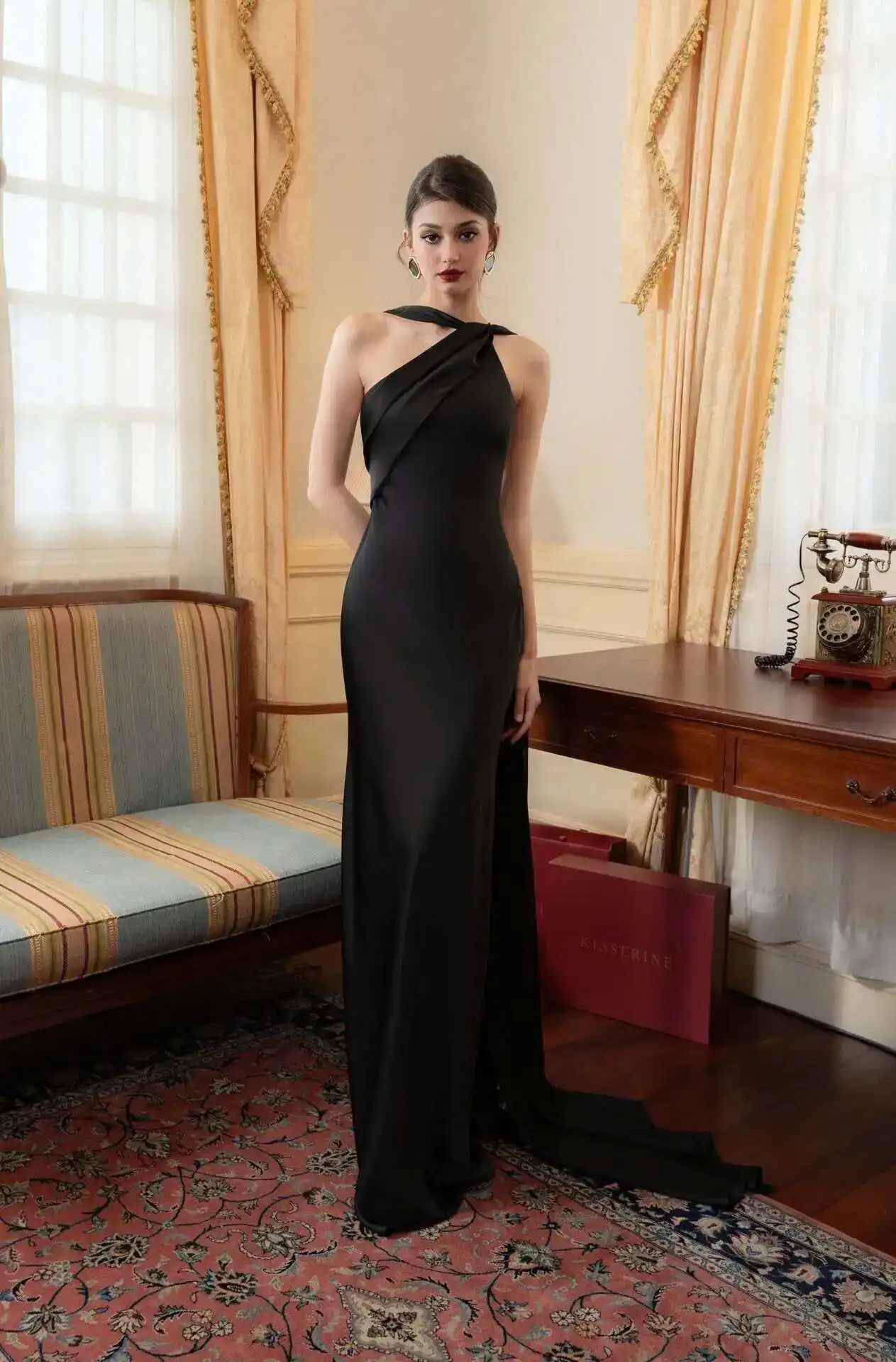 2025 New High-end Satin Dress Fish Tail Banquet Slim Fit and Slimming Temperament Socialite Dress Women's Sloping Shoulders 1
2025 New High-end Satin Dress Fish Tail Banquet Slim Fit and Slimming Temperament Socialite Dress Women's Sloping Shoulders 1