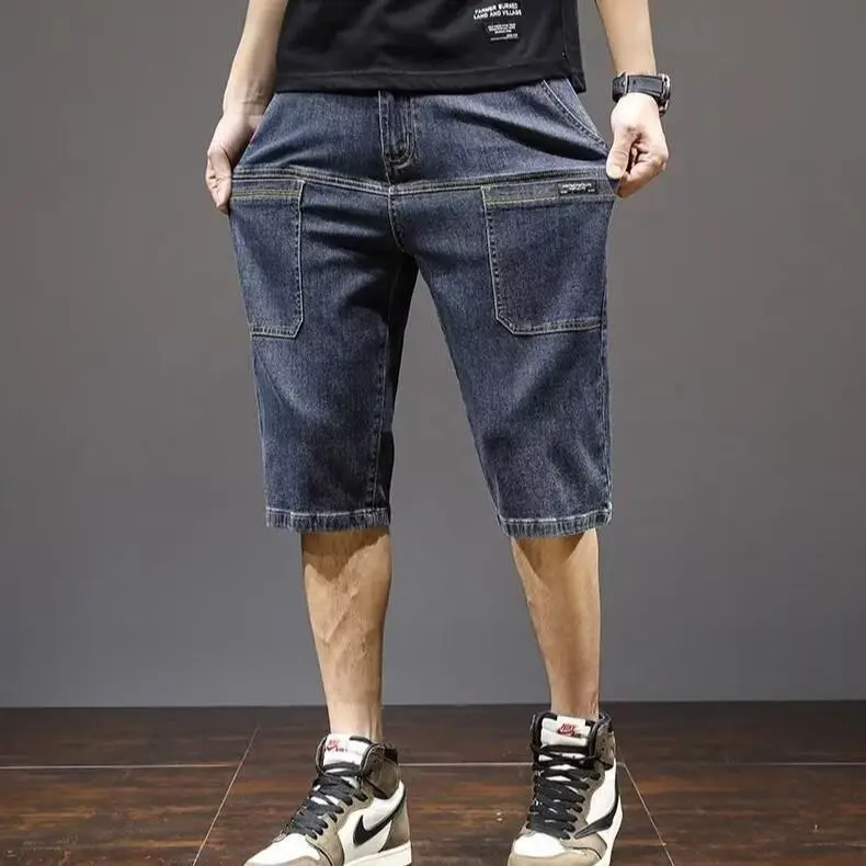 Durable Casual Cargo Shorts for Men Summer Loose Fit 6-Pocket Denim Workwear Capri Style
Durable Casual Cargo Shorts for Men Summer Loose Fit 6-Pocket Denim Workwear Capri Style