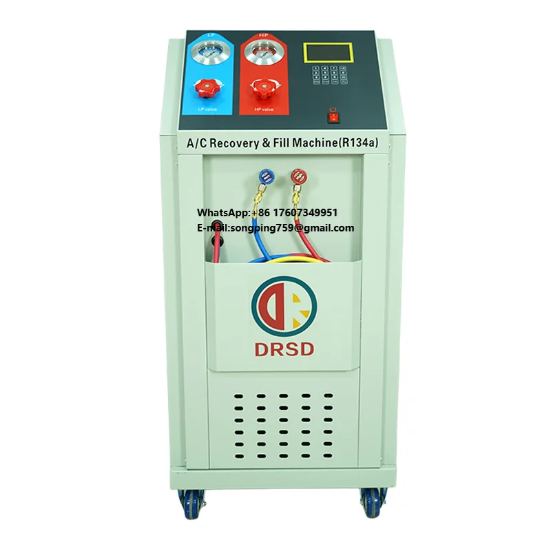DRSD Full Automatic R134a Refrigerant Recovery Recycling Machine Car Air Conditioner Gas Care Equipment
DRSD Full Automatic R134a Refrigerant Recovery Recycling Machine Car Air Conditioner Gas Care Equipment