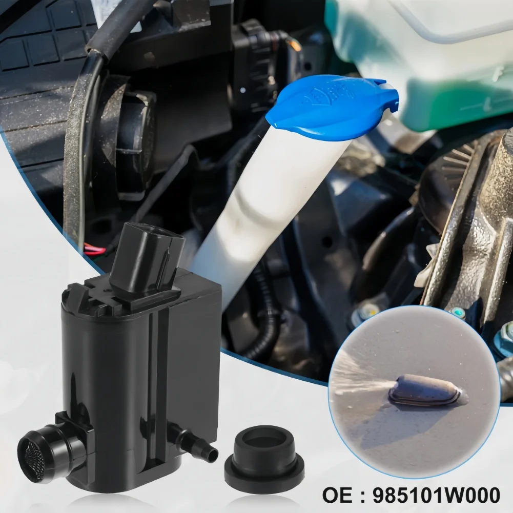 Windshield Washer Motor Pump for Hyundai 2005-2017 For Accent and For Kia 2013-2014 For Sorento Black OEM 985101W000
Windshield Washer Motor Pump for Hyundai 2005-2017 For Accent and For Kia 2013-2014 For Sorento Black OEM 985101W000