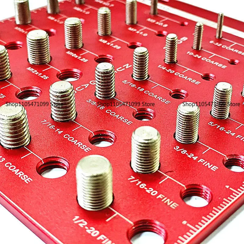 28 Hole Bolt Gauge Nut Thread Checker Metric and British Screw Gauge Batch Checker High Precision
28 Hole Bolt Gauge Nut Thread Checker Metric and British Screw Gauge Batch Checker High Precision