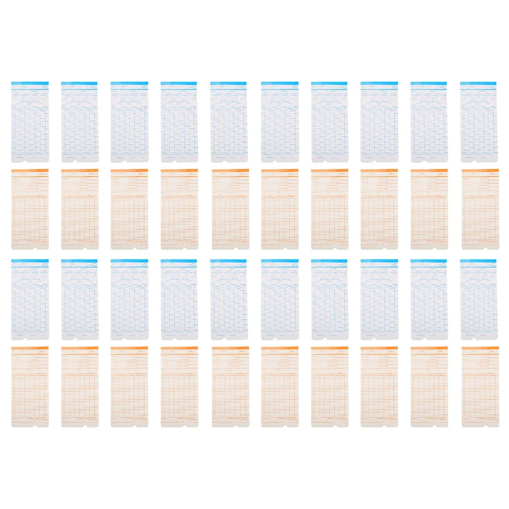 190 Sheets English Clock Attendance Paper Double-sided 150 Packaged Office Recording Cards Supplies Punch Time Supply
190 Sheets English Clock Attendance Paper Double-sided 150 Packaged Office Recording Cards Supplies Punch Time Supply