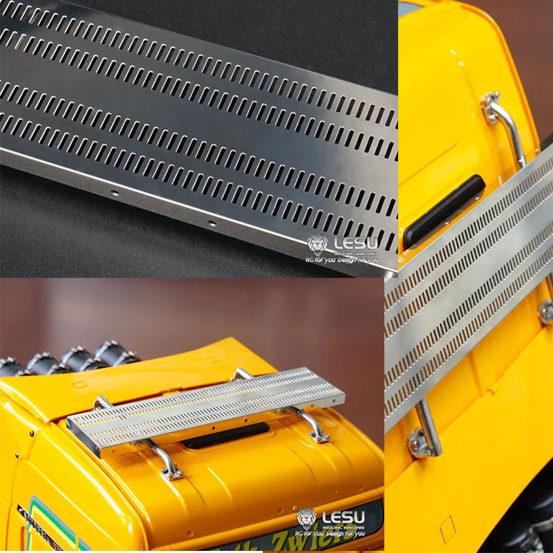 Metal LESU Roof Pedal For 1/14 Tamiya RC Electric Car Tractor Truck Remote Control Model Th08740-SMT3 Rc Accessories
Metal LESU Roof Pedal For 1/14 Tamiya RC Electric Car Tractor Truck Remote Control Model Th08740-SMT3 Rc Accessories