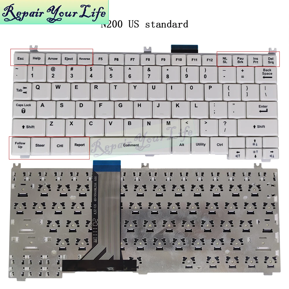 Клавиатура для ноутбука HP N200 US English 9Z.N9482.Z01 NSK-AJZ01 5420742 DUS60800125, белая клавиатура без farme для ноутбука
Клавиатура для ноутбука HP N200 US English 9Z.N9482.Z01 NSK-AJZ01 5420742 DUS60800125, белая клавиатура без farme для ноутбука