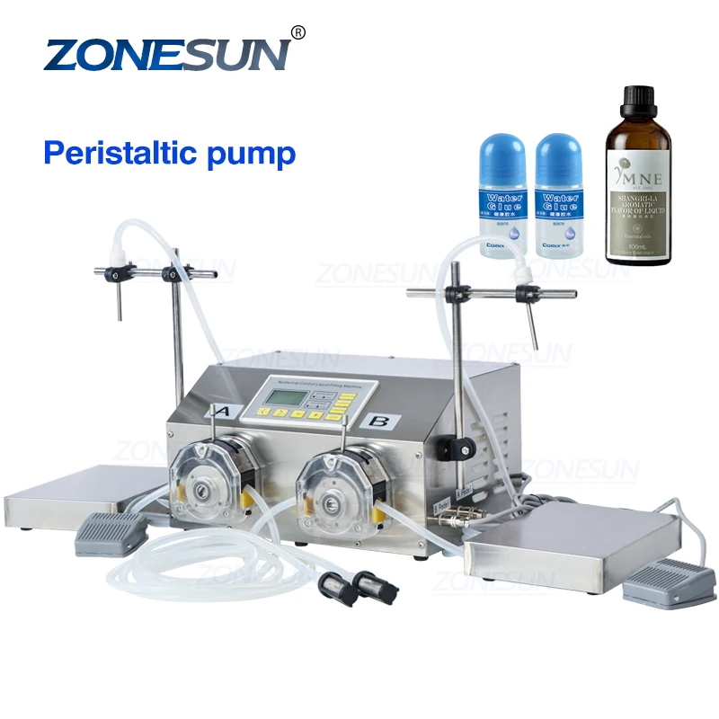 ZONESUN ZS-PP532W Peristaltic Pump Ink Essential Oil Perfume Juice Weighing Filling Machine Semi Automatic Water Bottle Filler
ZONESUN ZS-PP532W Peristaltic Pump Ink Essential Oil Perfume Juice Weighing Filling Machine Semi Automatic Water Bottle Filler