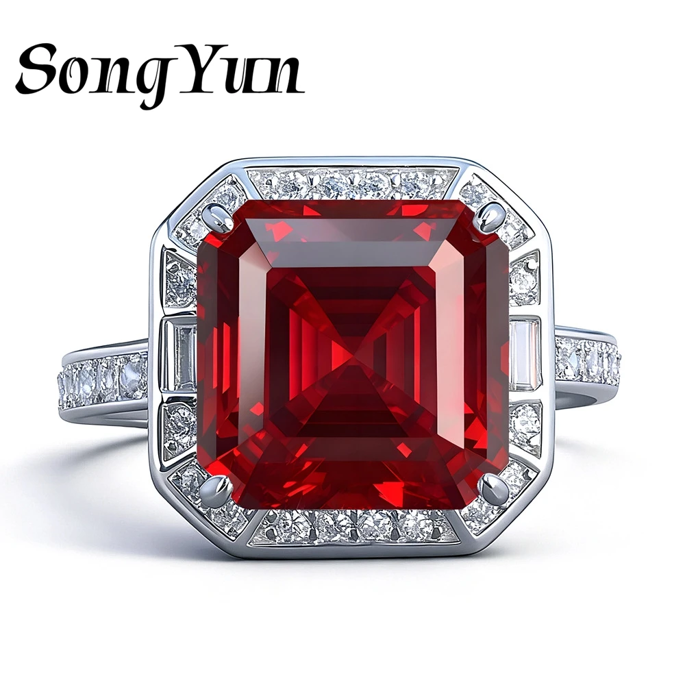 SongYun Jewelry 925 Sterling Silver Ring HCD Diamond Fine 5A CZ Gemstones Statement 925 Sterling Silver Rings Accessories
SongYun Jewelry 925 Sterling Silver Ring HCD Diamond Fine 5A CZ Gemstones Statement 925 Sterling Silver Rings Accessories