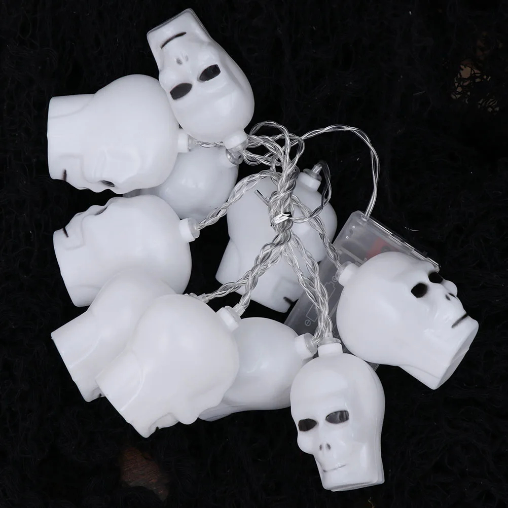 Skull String Lights Halloween LED Decorations Outdoor Indoor Party Lighting Chain Heat Dissipation Low
Skull String Lights Halloween LED Decorations Outdoor Indoor Party Lighting Chain Heat Dissipation Low