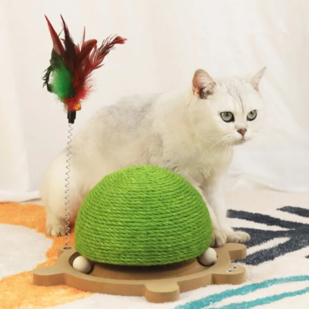 Wear-Resistant Turtle Shape Scratching Board Interactive with Feather Cat Grinding Paw Balls Grinding Claws
Wear-Resistant Turtle Shape Scratching Board Interactive with Feather Cat Grinding Paw Balls Grinding Claws