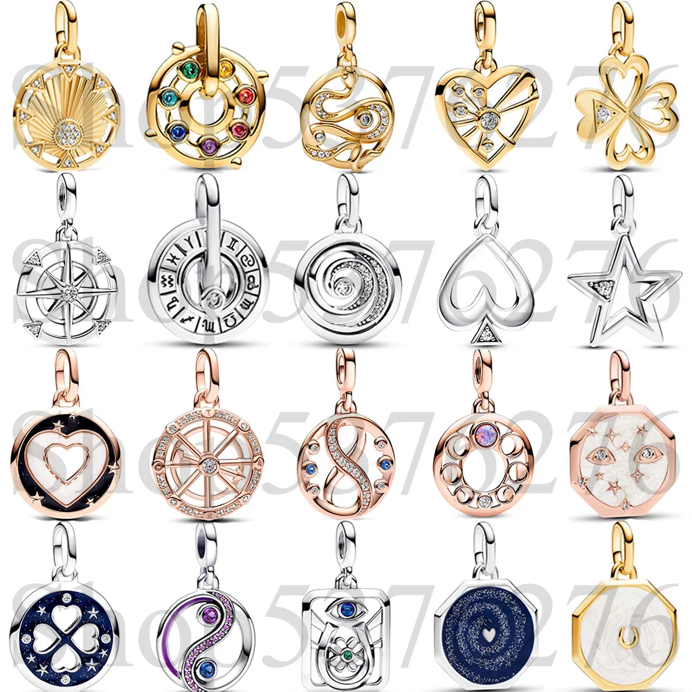 Стерлингового серебра 925 пробы, бусина, компас, клевер, звезда, солнце, медальон, подвеска для модных женщин, браслет серии Me, ожерелье, подарок, ювелирные изделия своими руками
Стерлингового серебра 925 пробы, бусина, компас, клевер, звезда, солнце, медальон, подвеска для модных женщин, браслет серии Me, ожерелье, подарок, ювелирные изделия своими руками