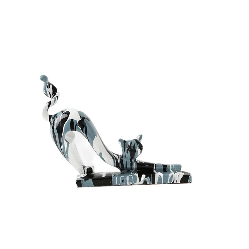 Creative Fluid Resin Cat Crafts Ornament Home Living Room Bedroom Study Desktop Soft Decoration Art
Creative Fluid Resin Cat Crafts Ornament Home Living Room Bedroom Study Desktop Soft Decoration Art