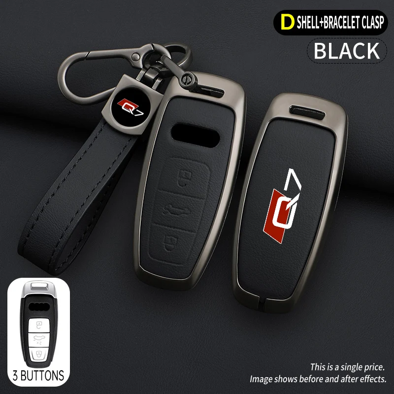 New Zinc Alloy Car Remote Key Case Cover Keychain control protector Car key fob Auto Accessorie For Audi Q7 4m 4l 2016 2021 202F
New Zinc Alloy Car Remote Key Case Cover Keychain control protector Car key fob Auto Accessorie For Audi Q7 4m 4l 2016 2021 202F