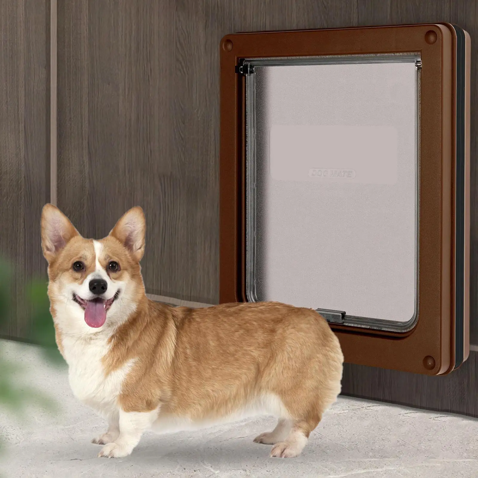 -Dog flap, magnetic closure, grid, vertical, , easy to install, frame insert for
-Dog flap, magnetic closure, grid, vertical, , easy to install, frame insert for