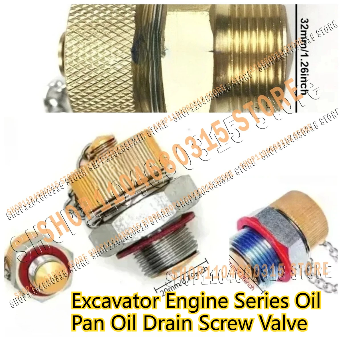 1pcs High Quality Excavator Engine Series Oil Pan Oil Drain Screw Valve for YM KOBELCO Doosan Daewoo Komatsu
1pcs High Quality Excavator Engine Series Oil Pan Oil Drain Screw Valve for YM KOBELCO Doosan Daewoo Komatsu