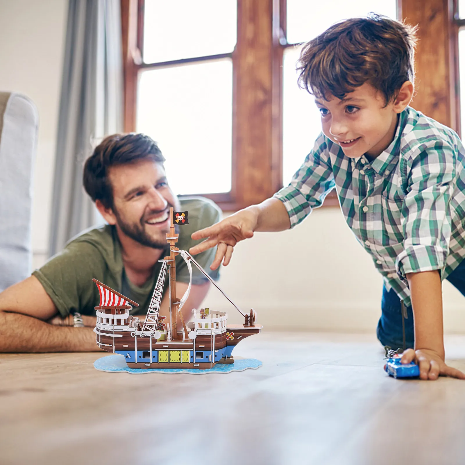 2Sets 3D Sailboat Paper Puzzle Pirate Ship DIY Assembly Kit Educational Puzzle for Kids and Adults Adult Puzzles 3D
2Sets 3D Sailboat Paper Puzzle Pirate Ship DIY Assembly Kit Educational Puzzle for Kids and Adults Adult Puzzles 3D