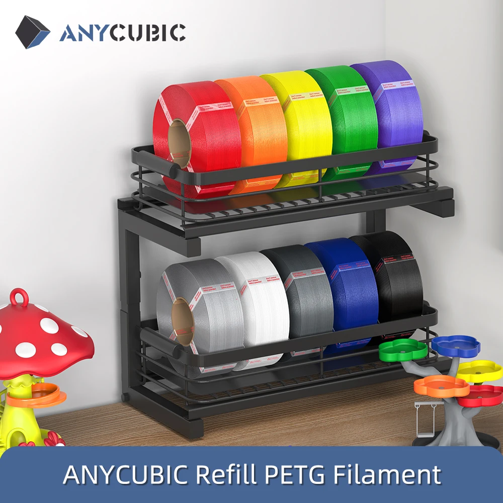 ANYCUBIC Refill PETG Filament No Spool 1.75mm PETG 3D Printer Filament Durable Colorful 3D Printing Material Plastic for Toy
ANYCUBIC Refill PETG Filament No Spool 1.75mm PETG 3D Printer Filament Durable Colorful 3D Printing Material Plastic for Toy