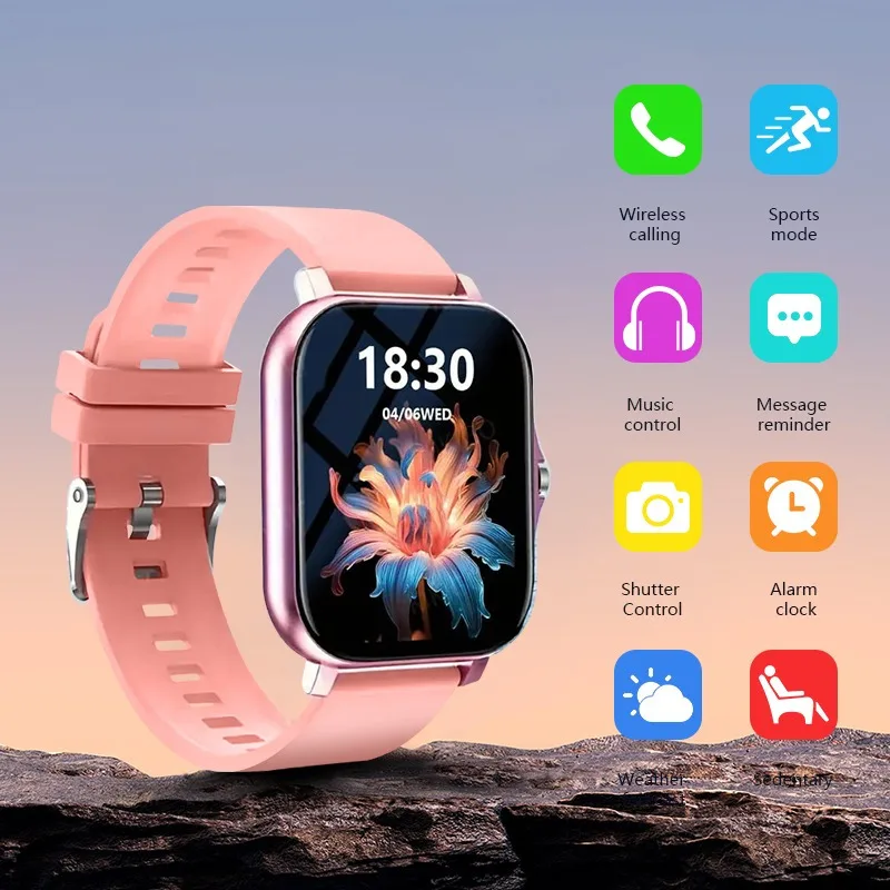Smart Watch 1.83-inch Full-touch-screen Sports Fitness Watch Is Equipped with Call Function, Pedometer Calculator, Sports Mode
Smart Watch 1.83-inch Full-touch-screen Sports Fitness Watch Is Equipped with Call Function, Pedometer Calculator, Sports Mode