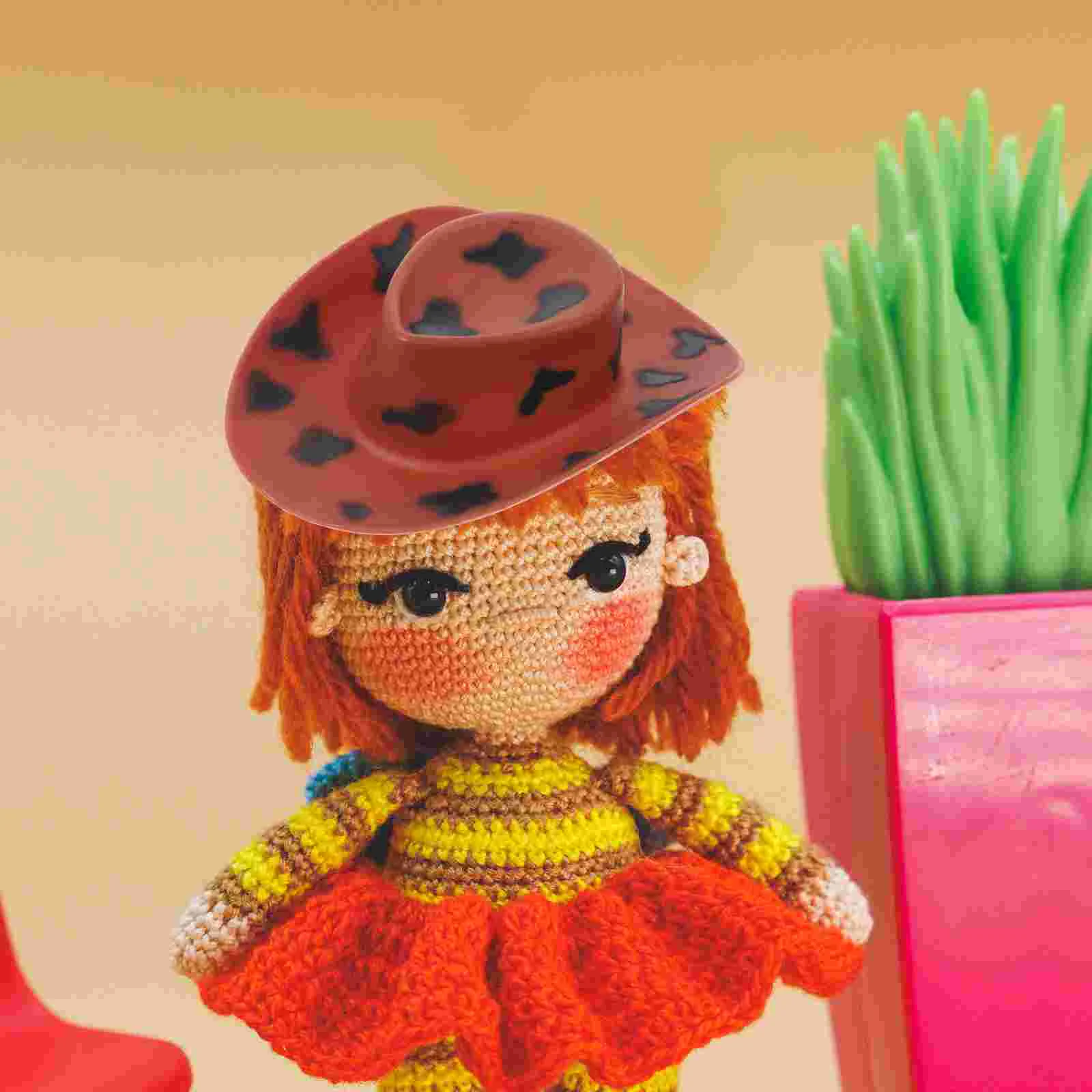 10 Pcs Hat for Little Hats Crafts Decor Tiny Cake Accessory Mini Dolls Cowboy
10 Pcs Hat for Little Hats Crafts Decor Tiny Cake Accessory Mini Dolls Cowboy