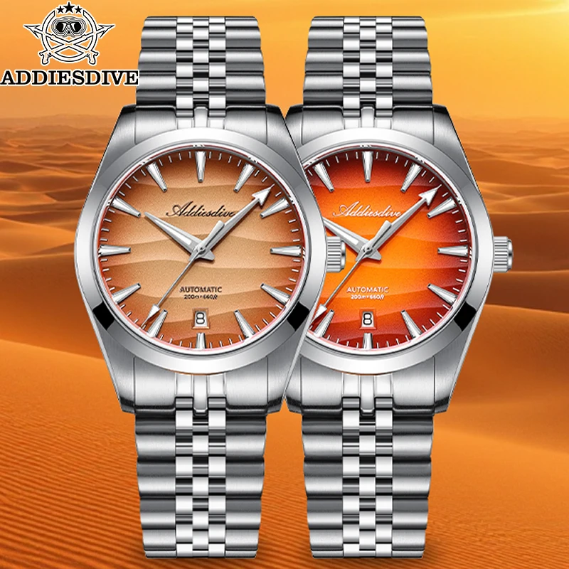 ADDIESDIVE 39mm Men's Automatic Dive Watch New Sand Dial 8215 Mechanical Wristwatch Sapphire Glass 200m Waterproof BGW9 Luminous
ADDIESDIVE 39mm Men's Automatic Dive Watch New Sand Dial 8215 Mechanical Wristwatch Sapphire Glass 200m Waterproof BGW9 Luminous