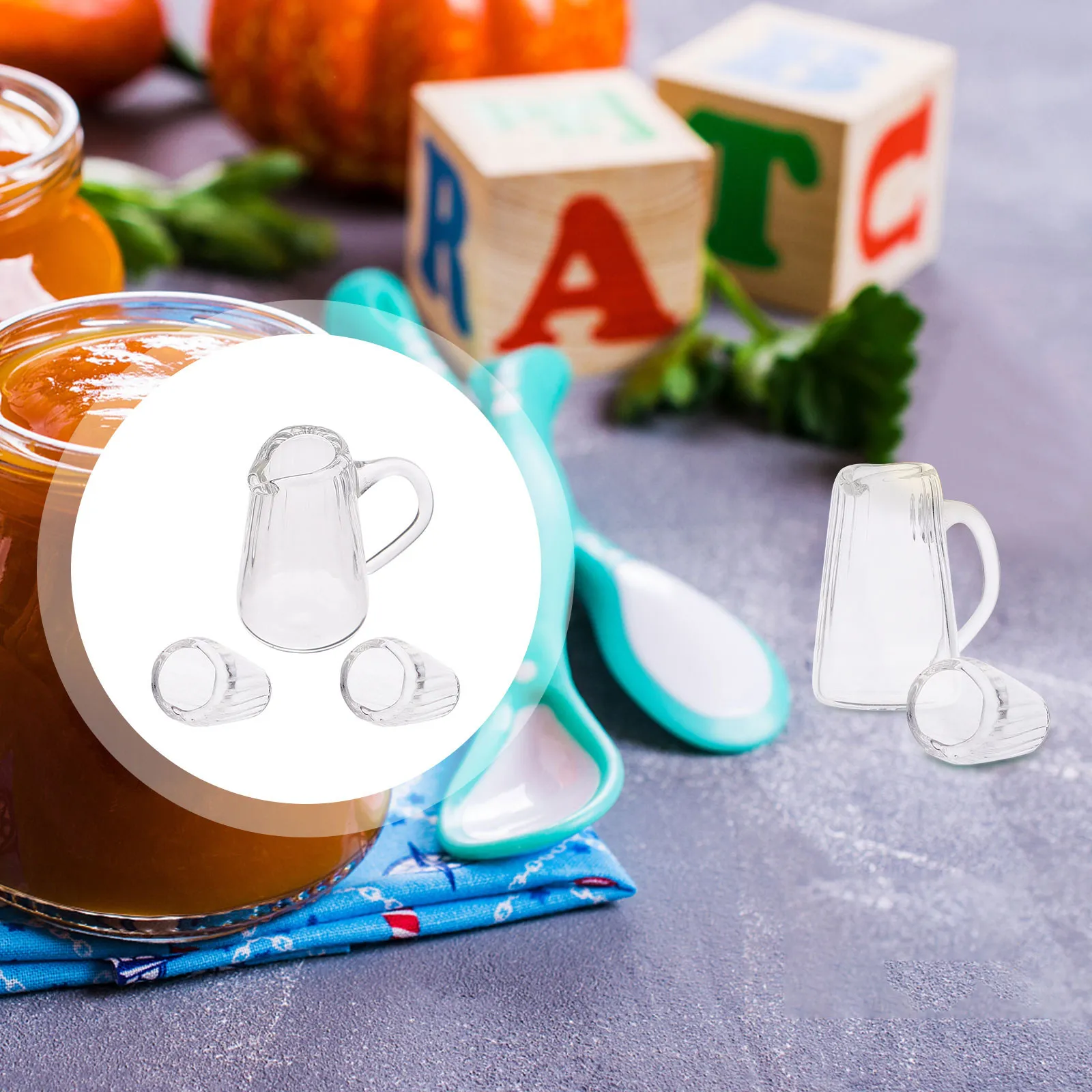 Набор из 3 миниатюрных чайников и чашек для дома, реалистичная высококачественная имитация, гладкая поверхность, для декора и поделок своими руками
Набор из 3 миниатюрных чайников и чашек для дома, реалистичная высококачественная имитация, гладкая поверхность, для декора и поделок своими руками