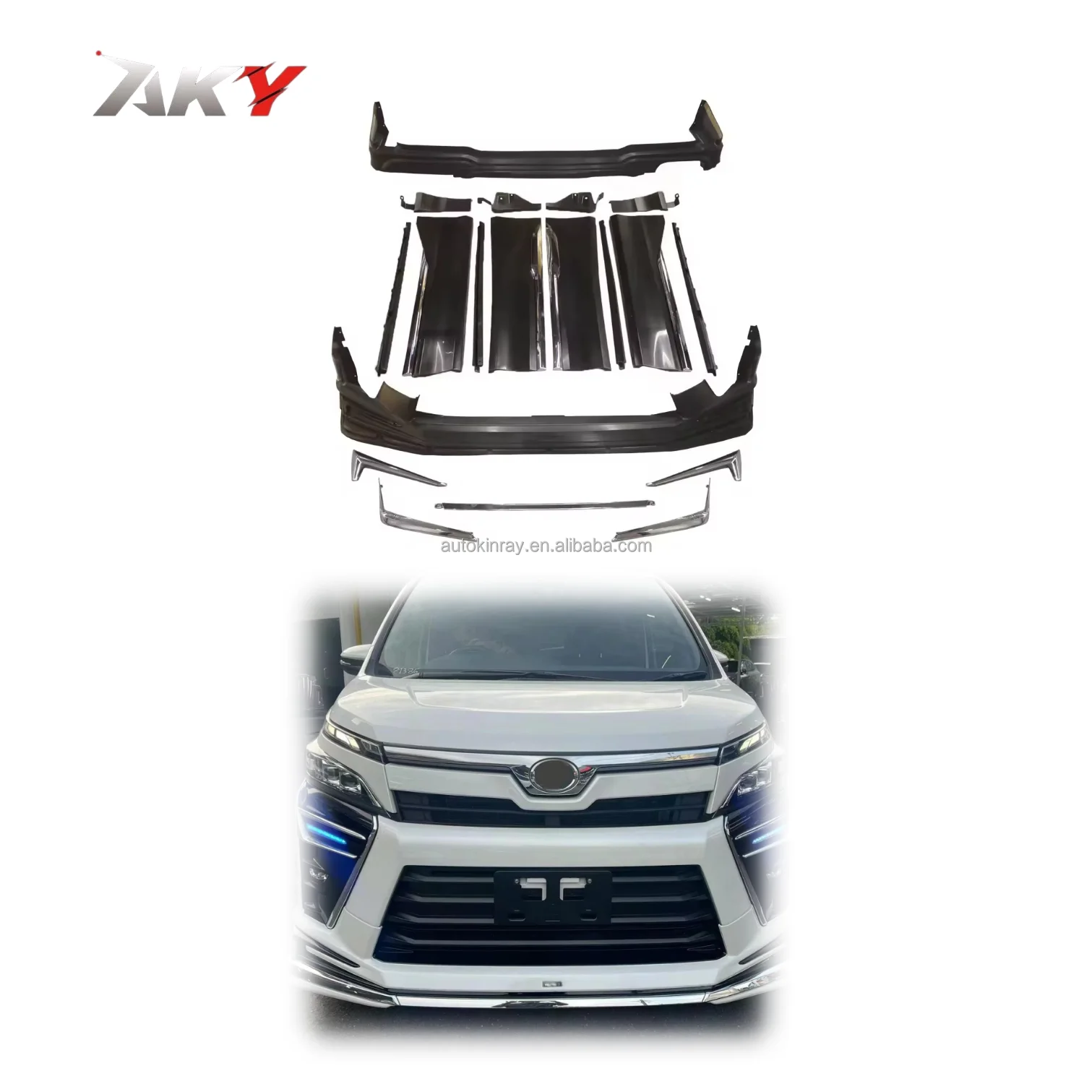 Modification For Toy-ota Voxy 2017-2020 Upgrade to Model-lista Monalisa Upgrade Bodykit Aero Diffuser Side Skirt Accessories
Modification For Toy-ota Voxy 2017-2020 Upgrade to Model-lista Monalisa Upgrade Bodykit Aero Diffuser Side Skirt Accessories