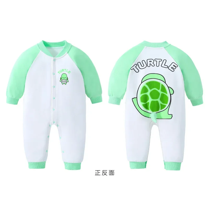 Autumn Baby Clothes Rompers Long Sleeve Kawaii Little Turtle for Girls Boys Bodysuit Cotton Infant Baby Onesie Toddler One-Piece
Autumn Baby Clothes Rompers Long Sleeve Kawaii Little Turtle for Girls Boys Bodysuit Cotton Infant Baby Onesie Toddler One-Piece