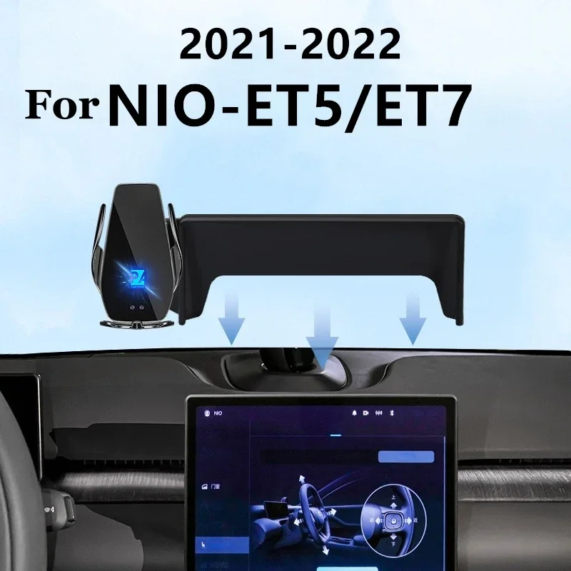 2021 2022 For NIO ET5 ET7 Car Screen Phone Holder Wireless Charger Navigation Modification Interior 12.8 Inch Size
2021 2022 For NIO ET5 ET7 Car Screen Phone Holder Wireless Charger Navigation Modification Interior 12.8 Inch Size
